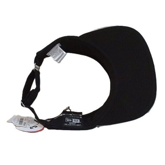 WAAC Black Logo Visor with 3D Embroidered Front New Era Men’s OSFM - Picture 10 of 13